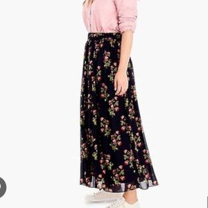 J Crew Point Sur Floral Maxi Skirt